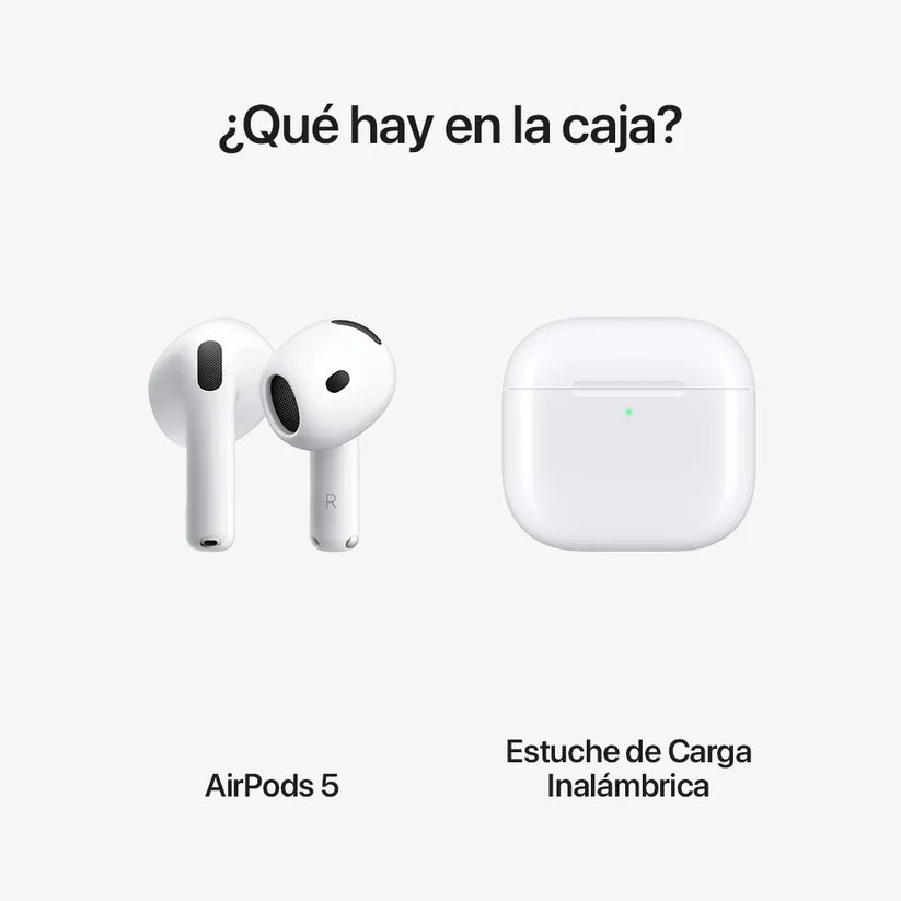 Airpods 5 con Estuche de Carga Inalámbrica